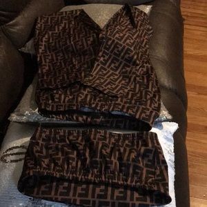 fendi leggings set